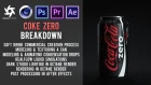 Cinema 4D Tutorial - Coke Zero Soft Drink Commercial in Octane Render and After Effects