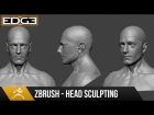 #1 Head Sculpting with Dynamesh in Zbrush Tutorial series for Beginners HD