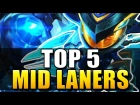 TOP 5 BEST MID LANERS | Patch 6.9 - League of Legends
