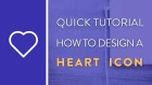 DAY 1 : How To Design A Heart Icon in Illustrator | Icon Design Week