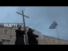 Greece: 'No to the electronic slavery of the Antichrist' - Ultra Orthodox believers rally in Athens
