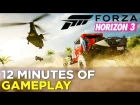 First 12 Minutes of FORZA HORIZON 3 Gameplay: Black Lamborghini, Helicopters, & Hot Air Balloons!