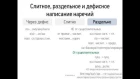 Видеоурок по русскому языку "Слитное, раздельное и дефисное написание наречий" (6 класс)
