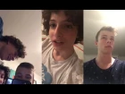 Finn Wolfhard, Nicholas Hamilton, Chosen Jacobs & IT cast Livestream