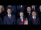 Andy Murray Hits Princess Anne in Face Head With British Flag Olympics Flag Bearing Duties 8 4 2016