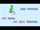 Deutsch lernen Grammatik 15: mit dem ...,  neben der ... (Dativ, Präpositionen mit Dativ)
