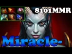 Dota 2 - Miracle- 8126MMR TOP 1 MMR in the World Plays Queen of Pain - Ranked Match