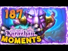 Hearthstone Karazhan Daily Funny and Lucky Moments Ep. 187 | Saved by Shifter Zerus!!!