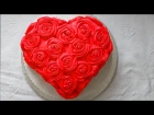 Muttertagstorte Rosen Torte Herztorte Valentinstag Torte Sahne Torte selber machen Anleitung