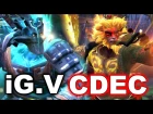 iG.V vs CDEC - First Monkey King + Jugg ARCANA Pro Game - 7.03 DOTA 2