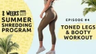 Chloe Ting - Toned Leg & Butt Workout. 8 week Summer Shredding |  Тренировка для бедер и ягодиц