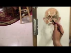 "John", live model watercolor painting demo, by Zimou Tan