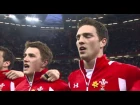 Welsh National Anthem just before Wales beat England 30 - 3.Saturday 16th march 2013