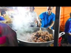 Jakarta Street Food - HUGE Indonesian Lamb Fried Rice for 1000 People/ Nasi Goreng Kambing / Biryani