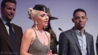 Lady Gaga saying "there can be a hundred people in the room" for one minute straight