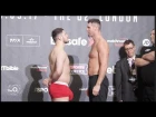 HUNG LIKE A RHINO!! DAVE ALLEN v DAVID HOWE - OFFICIAL WEIGH IN & HEAD TO HEAD / HAYE v BELLEW