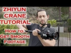 How To Get The Smoothest Shots With Zhiyun Crane Gimbal | Momentum Productions