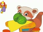 Ronny the Raccoon - Watermelon, Luli TV