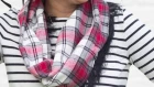 How to Make a DIY Infinity Scarf Tutorial with Flannel