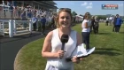 Hayley Moore - At The Races presenter amazingly catches loose horse