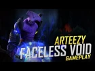 Arteezy playing Faceless Void (Gameplay)