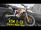 KTM SX-E Freeride electric motorbike Test ride