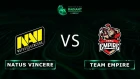 Natus Vincere vs Team Empire - RU @Map2 | Dota 2 Tug of War: Radiant | WePlay!