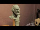 Sculpting With Lemon - Sculpture Depot and Chavant Clay - A Face Appears in Thin Air..kinda