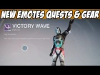 New Destiny Emotes, Quests, Sparrow Sounds SRL Record Book, Vol Victory Wave 1 The Taken King
