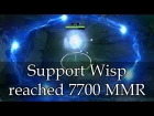 Support Wisp reached 7700 MMR