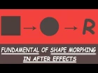 Shape Morphing in After Effects - Fundamental of shape morphing