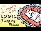 Simon's Cat Logic - Почему коты спят в странных местах? С русскими субтитрами