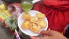 Indian favorite street food Pani puri / VILLAGE FOOD FACTORY / STREET FOOD