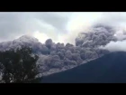 Volcán de fuego incrementó su actividad eruptiva