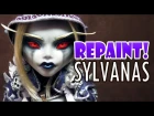 Repaint! Warcraft Sylvanas Windrunner Custom OOAK Doll