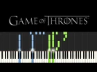 Game of Thrones (Synthesia: piano tutorial) - Mhysa (+ ноты)