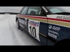 Subaru Legacy RS ice drifting at Arctic Circle