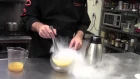 Molecular Gastronomy Liquid Nitrogen Citrus Sorbet Recipe by AOC best caterers in Las Vegas