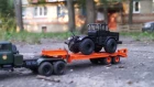 Тест драйв К-701 и КрАЗ-260. RC car homemade в масштабе 1:43
