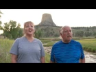 Chief Golden Light Eagle and Jackie Bird Honor White Buffalo Calf Woman and the "Tree"