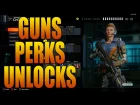Black Ops 3: ALL UNLOCKS! Max Level, Guns, Perks, Wildcards, and more!