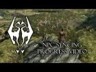 Skyrim Together - NPC Synchronization Progress