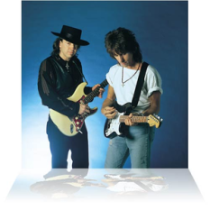 Stevie Ray Vaughan and Jeff Beck